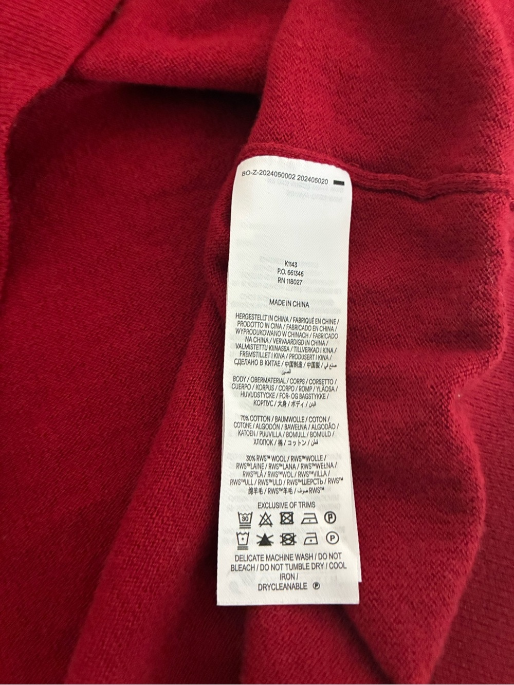 Boden red cardigan - Picture 8 of 8